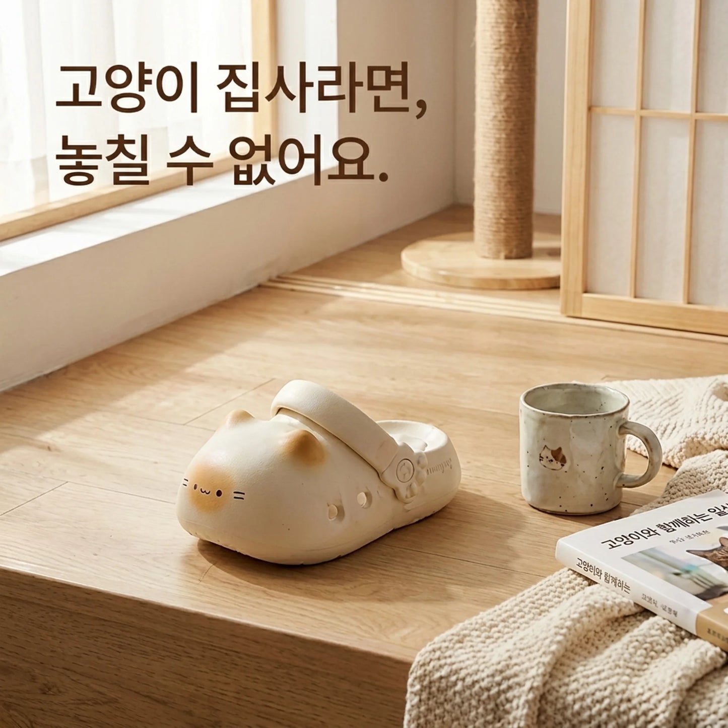 LACIAGA 냥발 쿠션 클로그